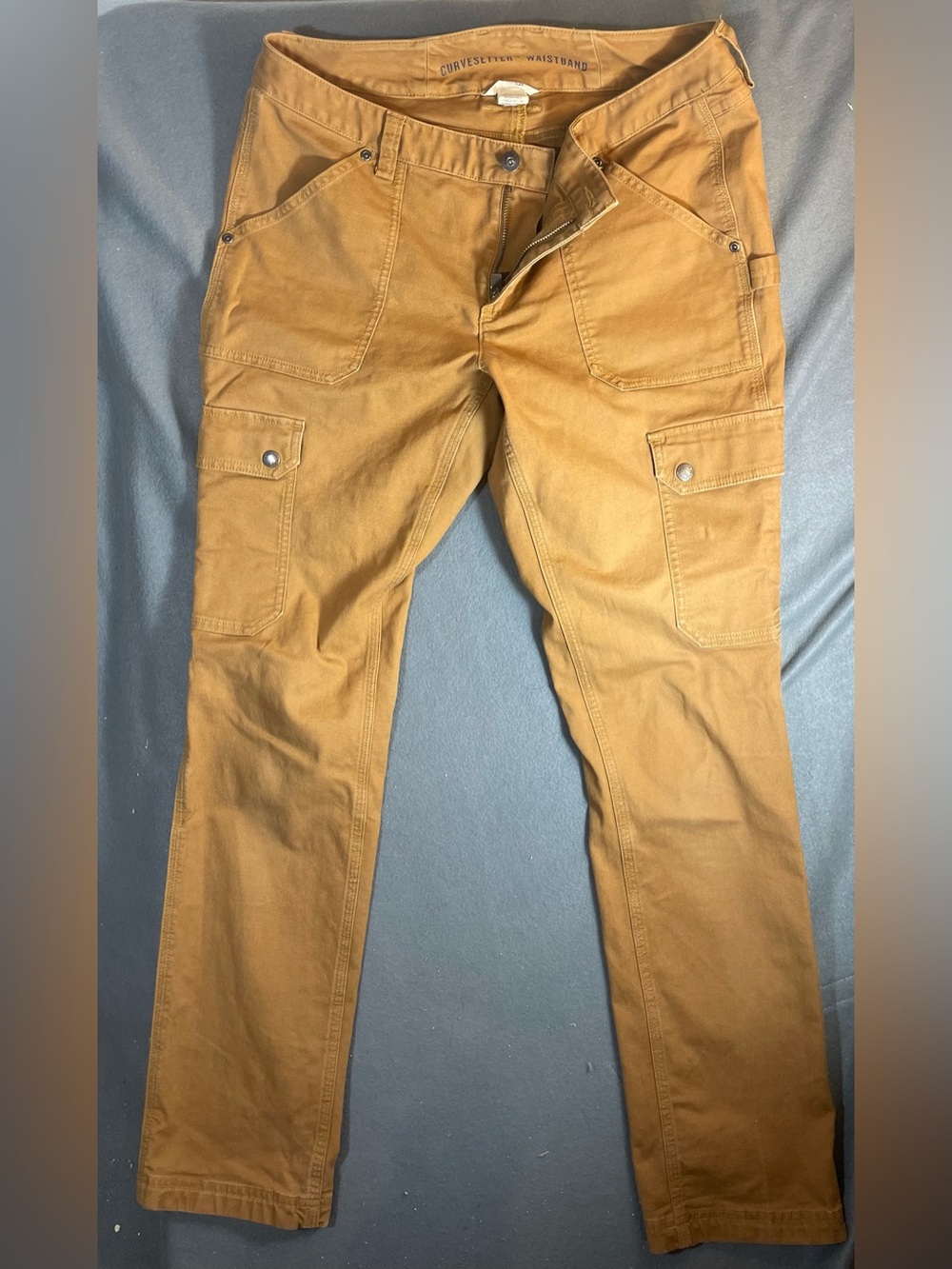 Duluth Trading Co Women’s DuluthFlex Fire Hose Cargo Pants 10x33 Curvesetter